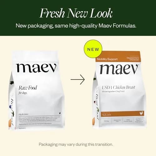 Maev Human-Grade Frozen Chicken Dog Food, Hip & Joint Support, 10 lb | Supports Mobility & Inflammation thumbnail 2