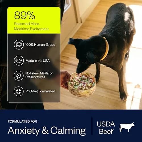 Maev Human-Grade Frozen Beef Dog Food 10 lb | Anxiety & Calming Support thumbnail 3