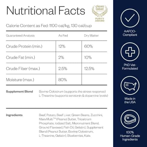 Maev Human-Grade Frozen Beef Dog Food 15 lb | Calming & Anxiety Support with Real Beef thumbnail 8