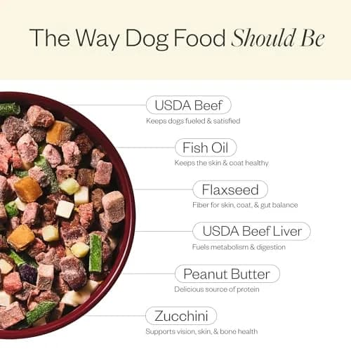 Maev Human-Grade Frozen Beef Dog Food 15 lb | Supports Skin & Coat, Made in USA thumbnail 4