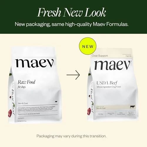 Maev Human-Grade Frozen Beef Dog Food 15 lb | Supports Skin & Coat, Made in USA thumbnail 2