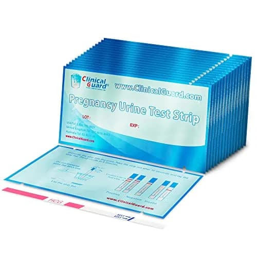 Clinical Guard Pregnancy Test Strips Pack of 5 | Sensitive & Accurate Home HCG Test Kit thumbnail 1