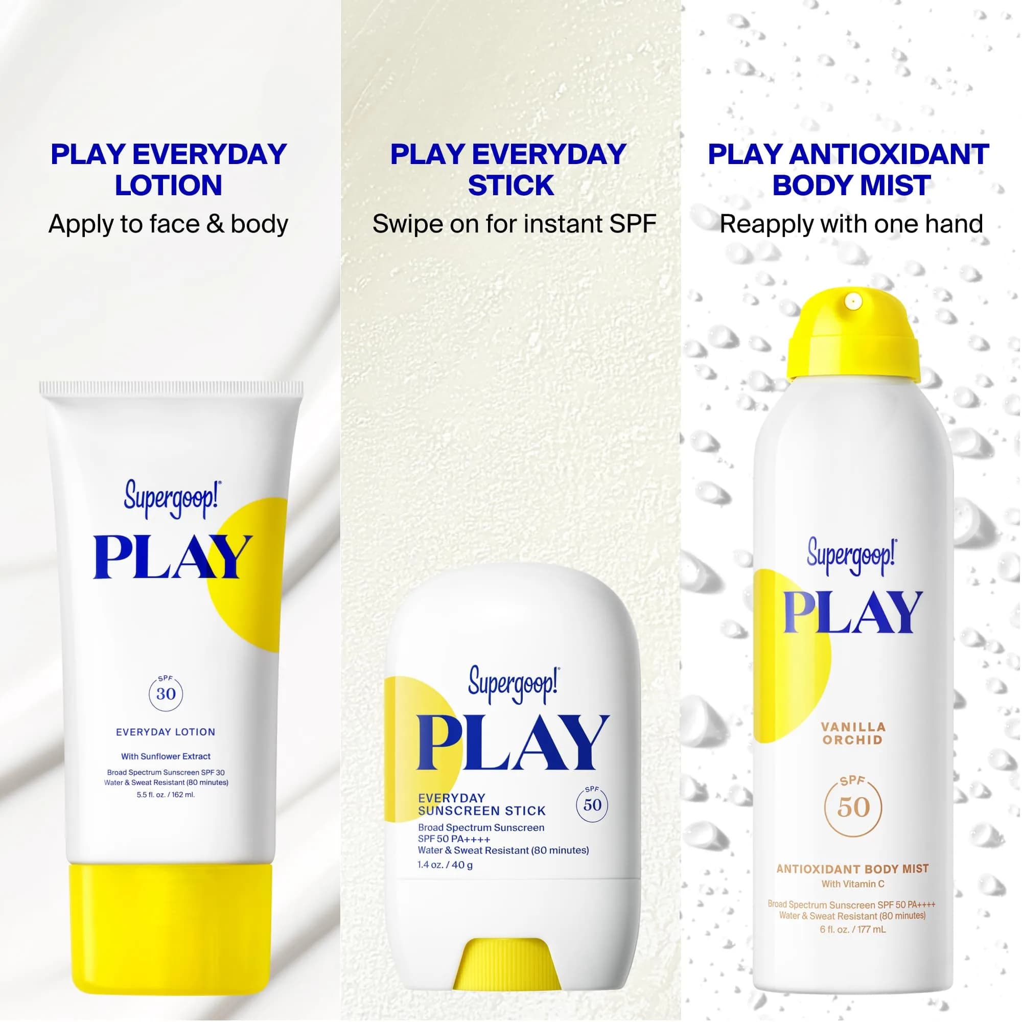 Supergoop! PLAY Antioxidant Body Mist w/Vitamin C - 177ml (6 fl oz) SPF 50 PA++++ | Broad Spectrum Sunscreen Spray - view 9