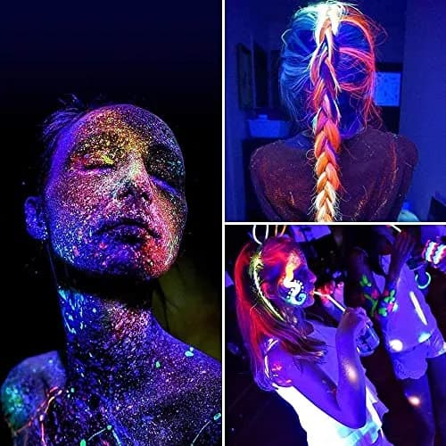 Onforu 15W LED Black Light Bulbs, E26 120W Equivalent, 385-400nm UV-A, Pack of 2 | Glow Party & Halloween Lighting thumbnail 7
