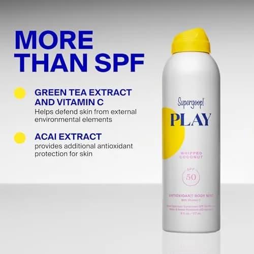 Supergoop! PLAY Antioxidant Body Mist SPF 50 PA++++ 177ml (6 fl oz) | Broad Spectrum Sunscreen Spray with Vitamin C thumbnail 7