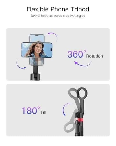 SpereSeren Portable Cellphone Stand for Recording Travel | Magnetic Tripod for Video & Photos thumbnail 6