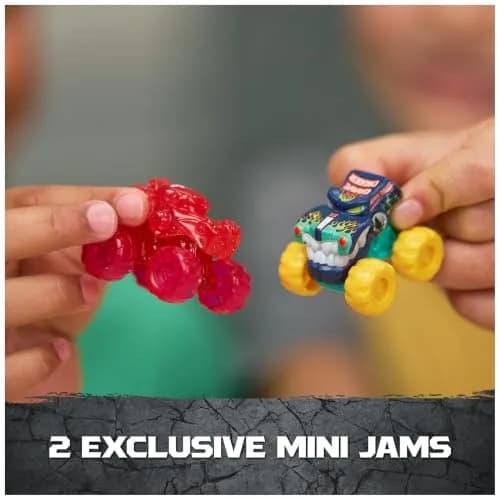 Monster Jam Mini Jams Megalodon Barnacle Blaster Playset | Dual Launch & Storage Toy for Kids thumbnail 3