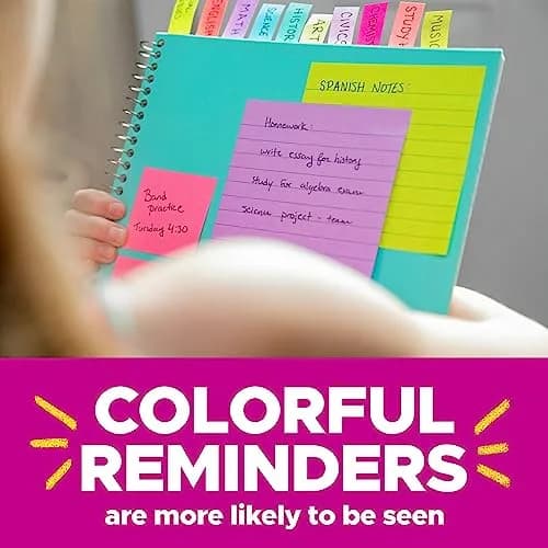 Post-it Super Sticky Notes, Energy Boost Collection, 1260 Sheets | 2X Sticking Power thumbnail 6