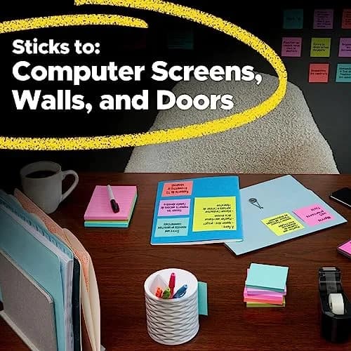 Post-it Super Sticky Notes, Energy Boost Collection, 1260 Sheets | 2X Sticking Power thumbnail 7