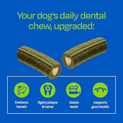 ARK NATURALS Brushless Toothpaste + Breath Bursts Dog Dental Treats - Large | 18 oz Large Breed Chews for Plaque & Tartar thumbnail 5