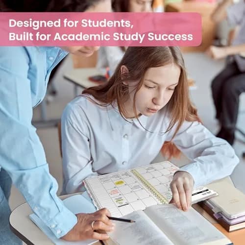 Taja Academic Planner 2026-2027, Jul 2026-Jun 2027 Monthly & Weekly Calendar Planner 28.5 cm (11 inches) | Acid-Free Paper Planner thumbnail 6