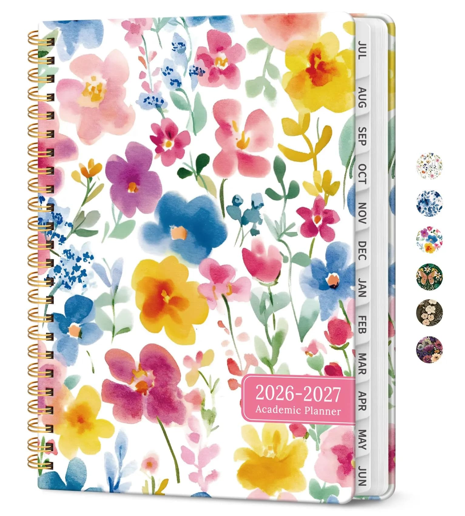 Taja Academic Planner 2026-2027, Jul 2026-Jun 2027 Monthly & Weekly Calendar Planner 28.5 cm (11 inches) | Acid-Free Paper Planner - main product image