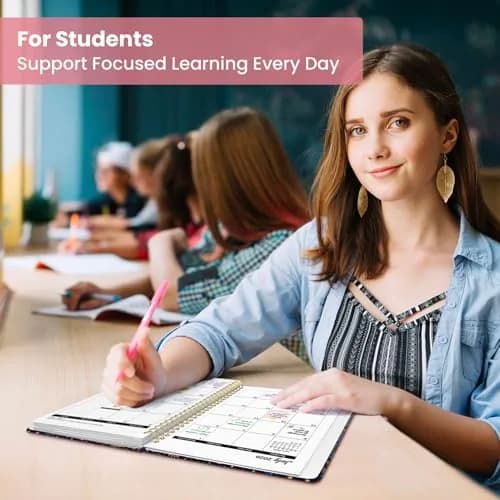 Taja Academic Planner 2026-2027, Jul 2026-Jun 2027 Monthly & Weekly Planner Calendar, 6.3"x8.5" (A5) | Structured Planning for Students & Professionals thumbnail 6
