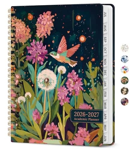 Taja Planner 2026-2027 Academic Planner 146 Pages (A5 Size) | Monthly & Weekly Calendar Organizer with Tabs thumbnail 1