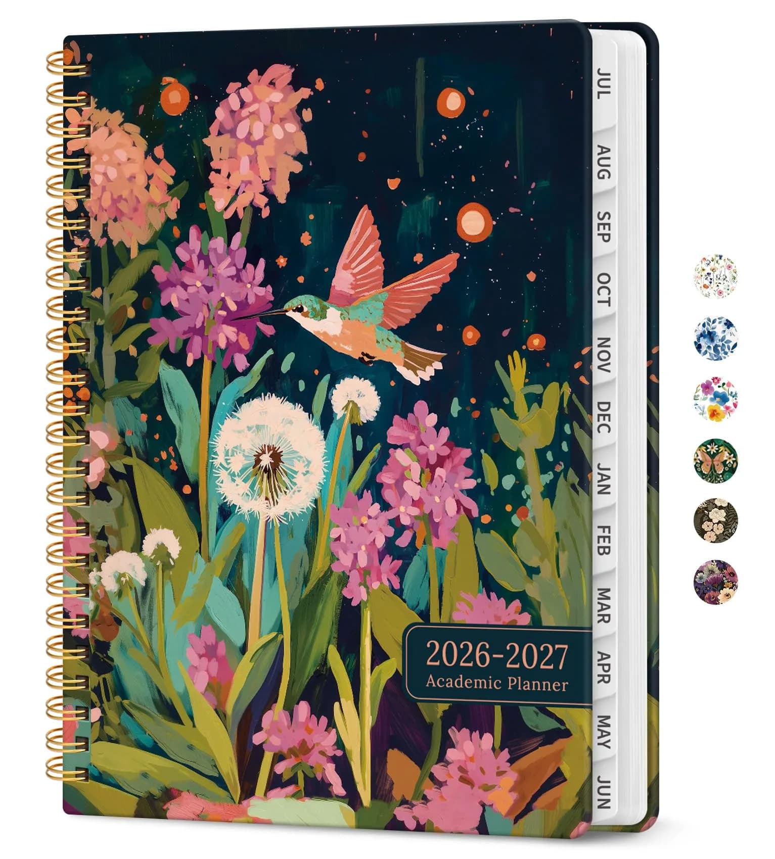 Taja Planner 2026-2027 Academic Planner 146 Pages (A5 Size) | Monthly & Weekly Calendar Organizer with Tabs
