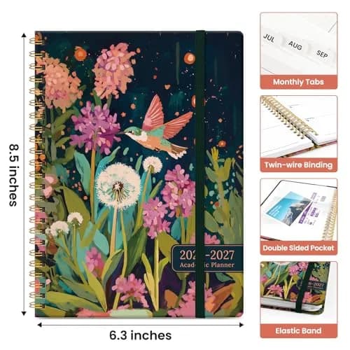 Taja Planner 2026-2027 Academic Planner 146 Pages (A5 Size) | Monthly & Weekly Calendar Organizer with Tabs thumbnail 4
