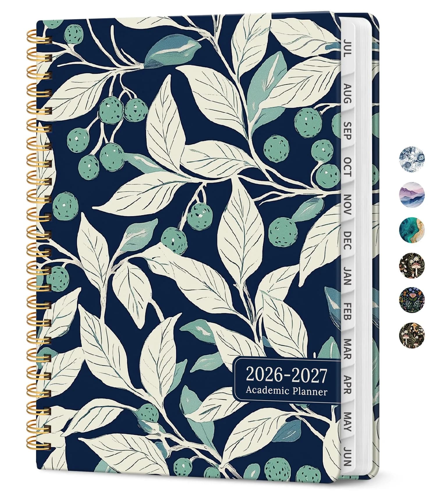 Taja Academic Planner 2026-2027, 6.3" x 8.5" (16.0 x 21.6 cm) | Monthly & Weekly Organizer for Students & Professionals