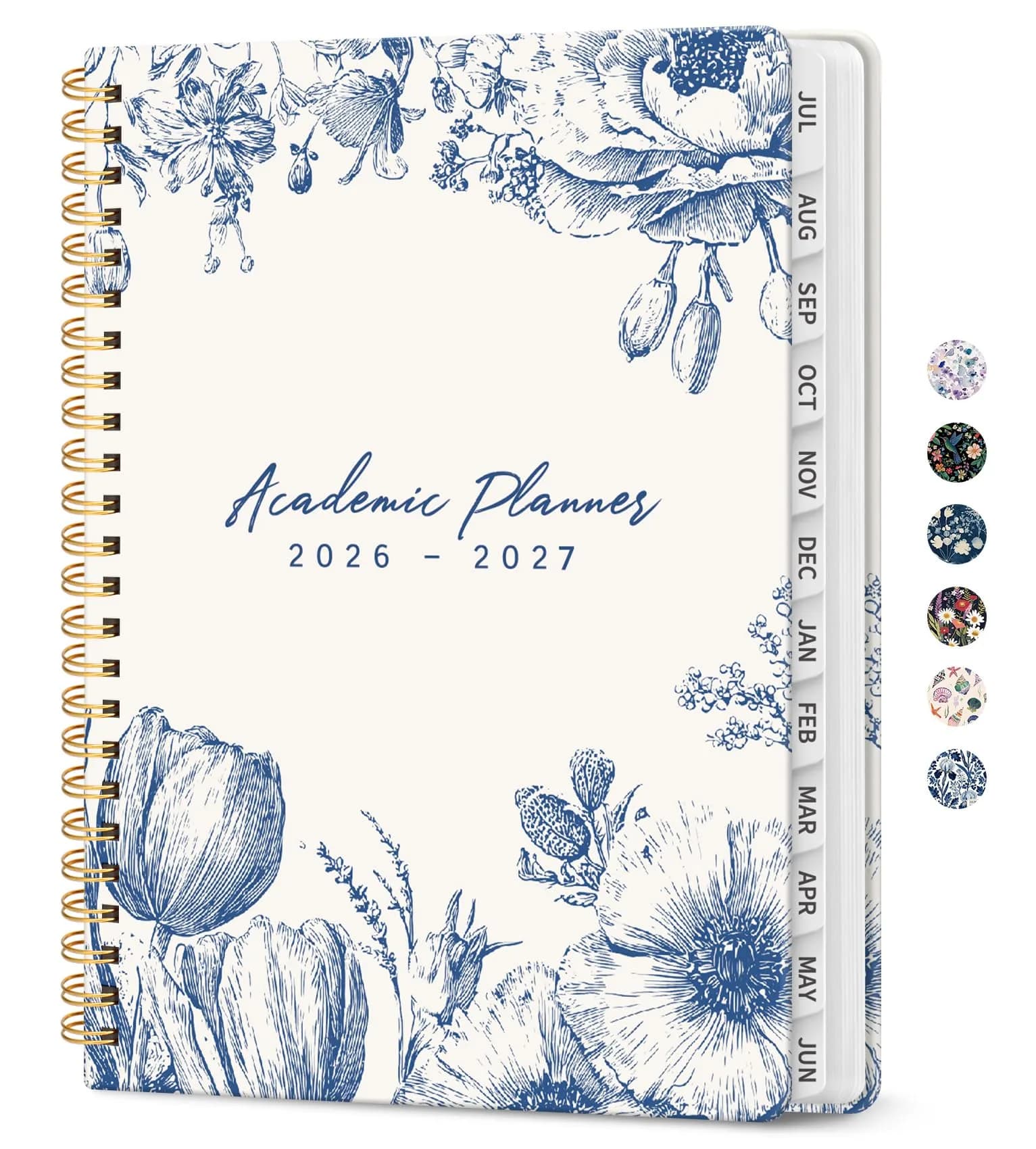 Taja Academic Planner 2026-2027, Monthly & Weekly Jul 2026-Jun 2027 Planner, 28.4cm (11") x 22.5cm (8.5") | Smooth Ink Flow Acid-Free Paper - main product image