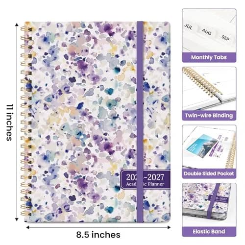 Taja 2026-2027 Academic Planner Monthly Weekly 8.5" x 11" | Organized Planning for Students & Professionals thumbnail 4