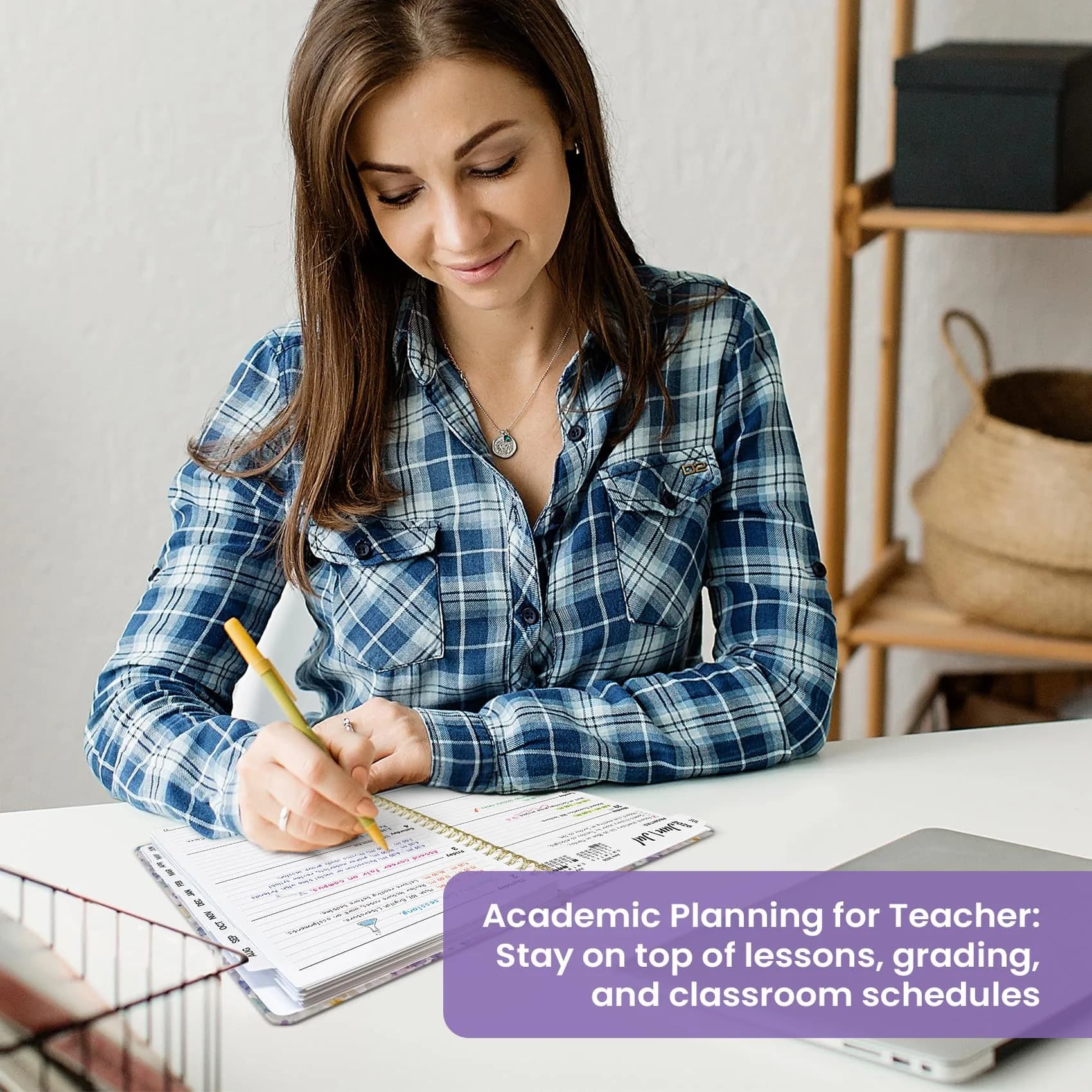 Taja Academic Planner 2026-2027, Monthly & Weekly, 6.3"x8.5" (A5) | Smooth Ink Flow, Acid-Free Paper thumbnail 7
