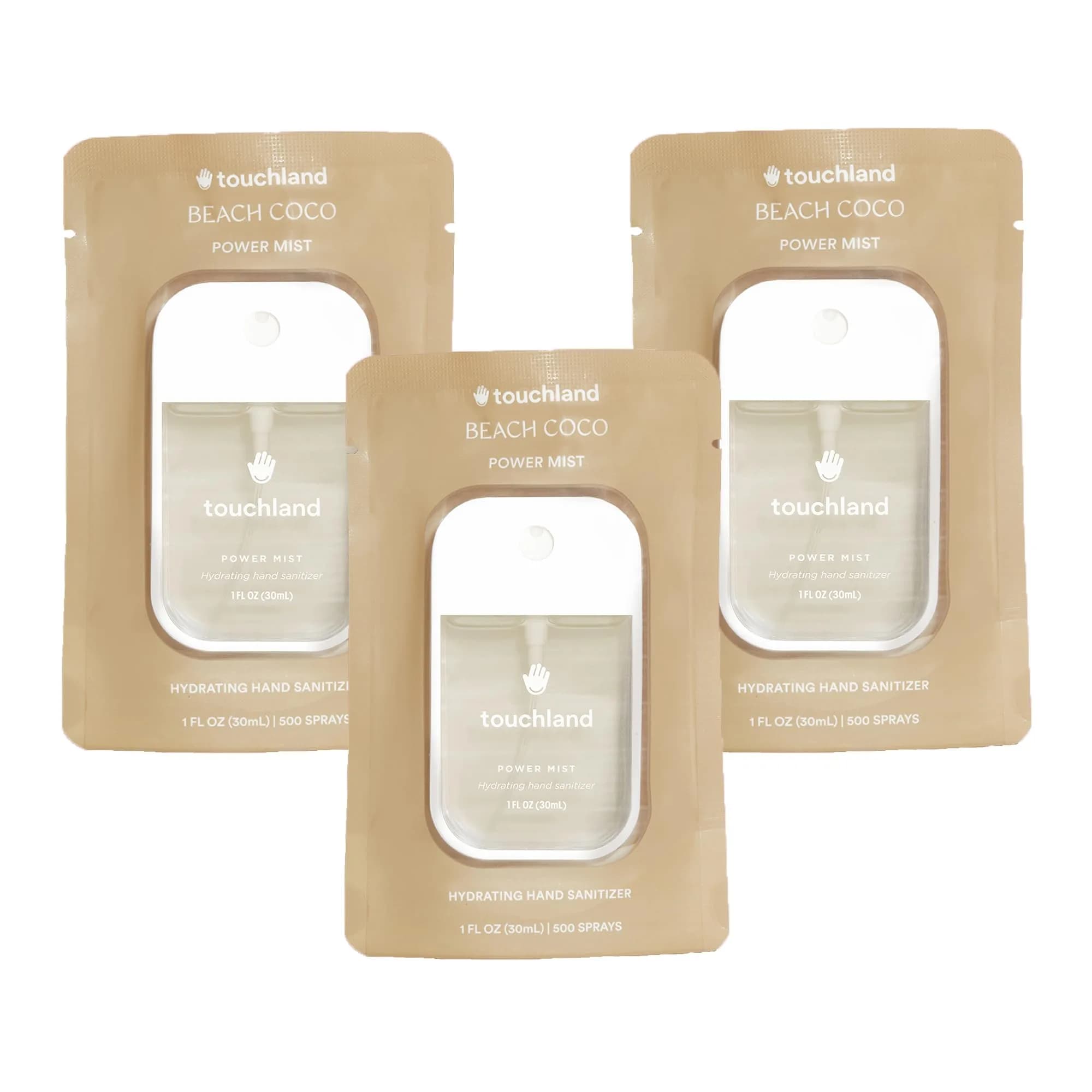 Touchland Hydrating Hand Sanitizer Spray | Dermatologist Tested & Fragrance-Free - main product image