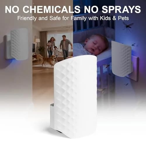 WowCatch Flying Insect Trap for Indoors, Plug-in Fly Trap Bug Catcher with Sticky Cards, 2 Devices + 10 Refills | Upgraded Blue UV Light thumbnail 6