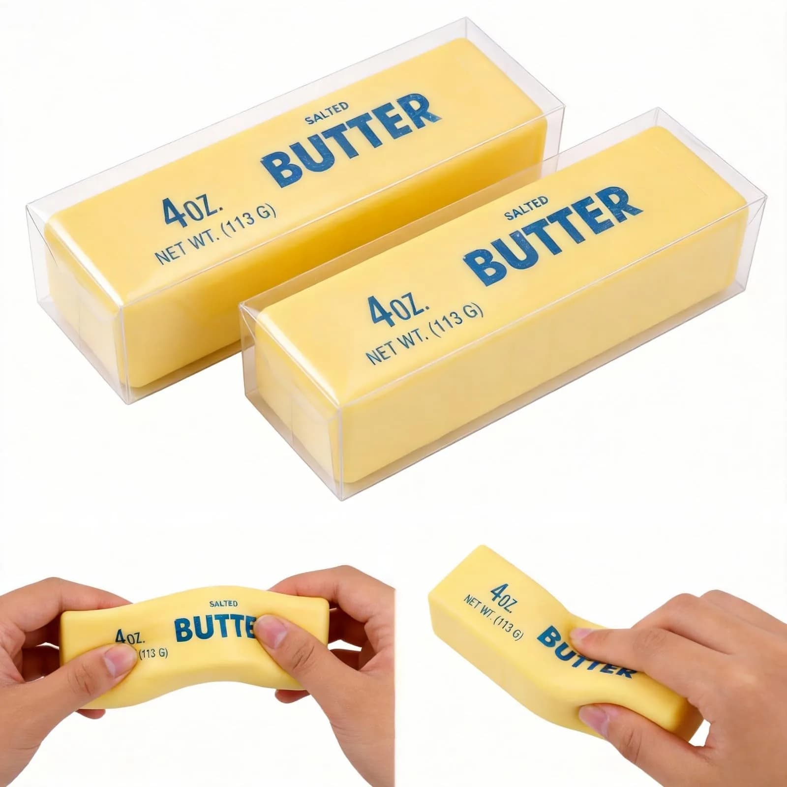 Midou Slow Rising Dumpling Squishy Butter Toy | Soft PU Fidget Toy for Anxiety Relief (5.5 inches)