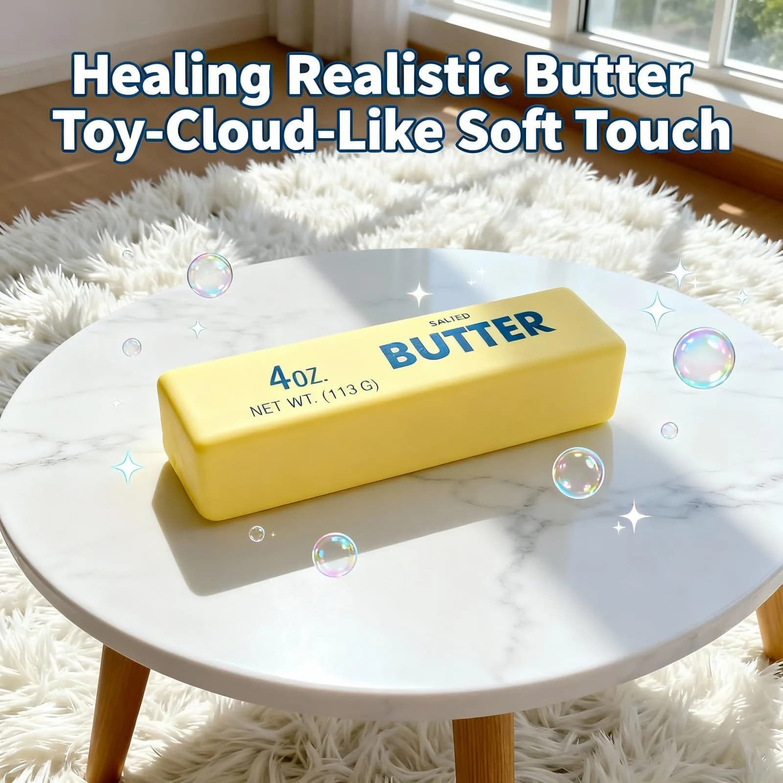 Midou Slow Rising Dumpling Squishy Butter Toy | Soft PU Fidget Toy for Anxiety Relief (5.5 inches) - view 6