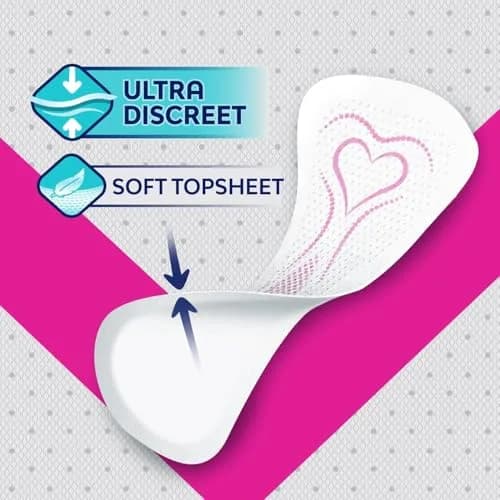 Saba Diarios Ultra Thin Multishape Panty Liners 120 Count | Light Daily Protection, Discreet & Comfortable thumbnail 3