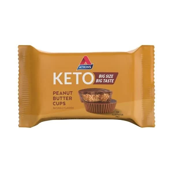 Atkins Keto Peanut Butter Cups 20 Count | Naturally Flavored, Zero Sugar, Gluten Free thumbnail 3