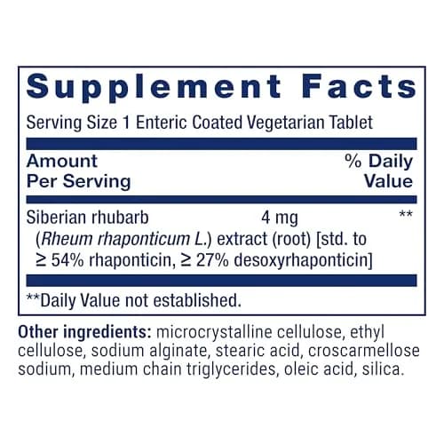 Life Extension Menopause Relief – Siberian Rhubarb | Hormone-Free, Gluten-Free, Vegetarian (Pack of 2) thumbnail 3