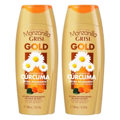 Manzanilla Grisi Extra Lightening Shampoo 13.5 Fl Oz | Brightening Chamomile & Turmeric for Soft, Luminous Hair thumbnail 1