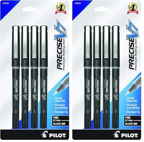 PILOT Precise V7 Liquid Ink Rollerball Pen 0.7mm | Fine Point for School & Office thumbnail 1