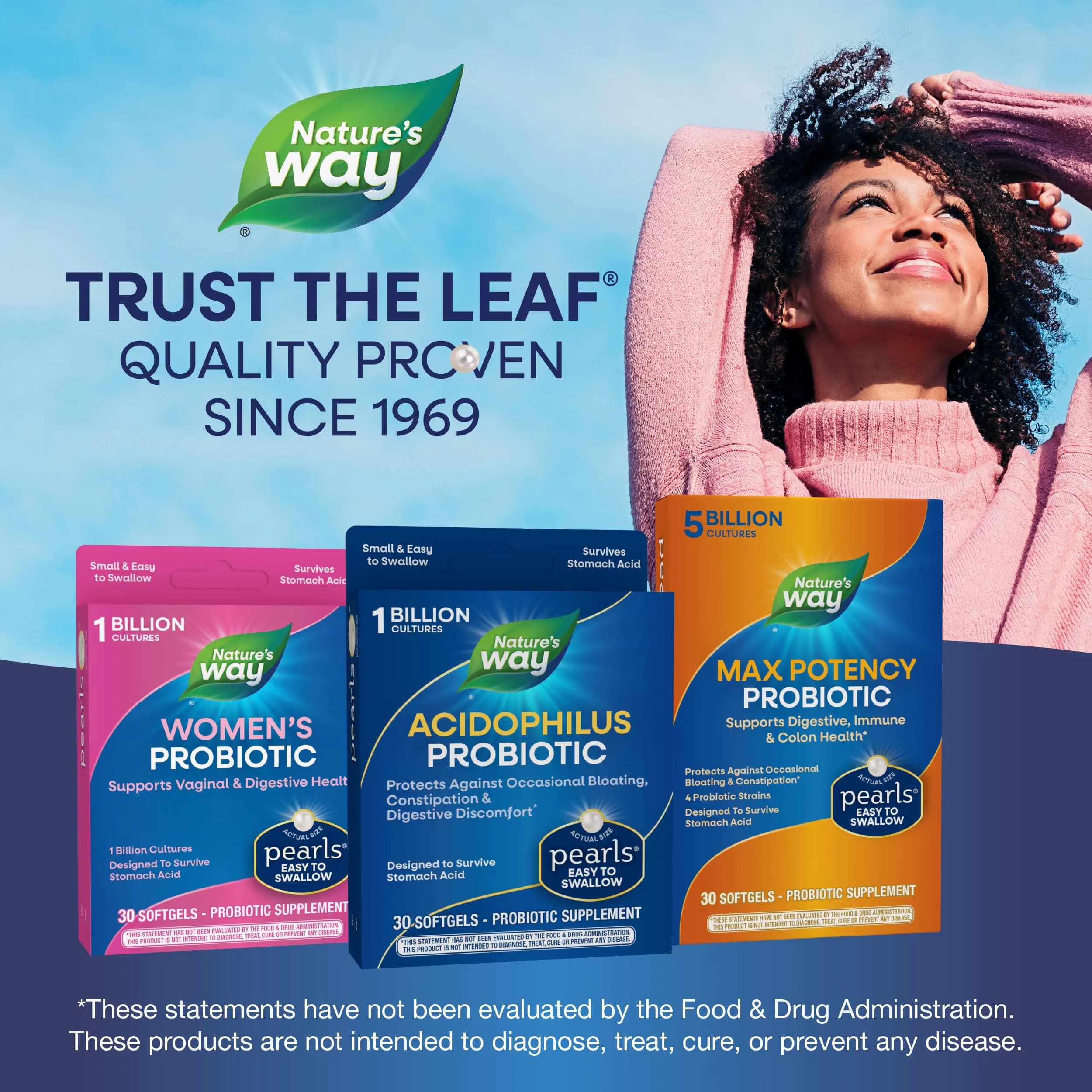 Nature's Way Probiotic Pearls Acidophilus Softgels 60 Count (Pack of 2) | Supports Digestive Balance & Gut Health - view 6