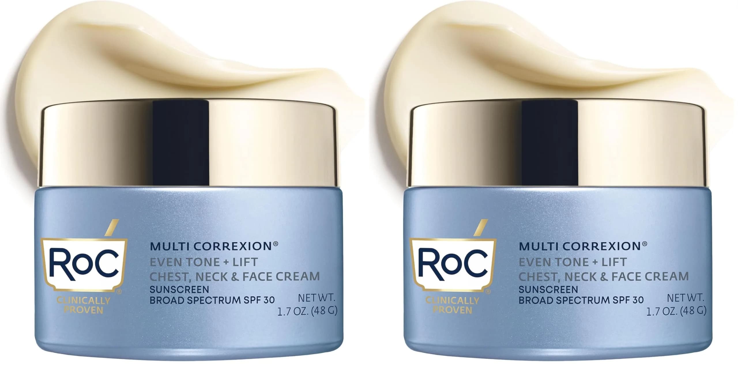 RoC Multi Correxion Chest, Neck & Face Cream 50.3 ml (1.7 fl oz) | Targets Discoloration & Fine Lines - main product image