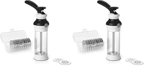 OXO Good Grips Cookie Press Set 14-Piece | Uniform Cookies with Stainless Steel Disks (100 (Pack of 2)) thumbnail 1