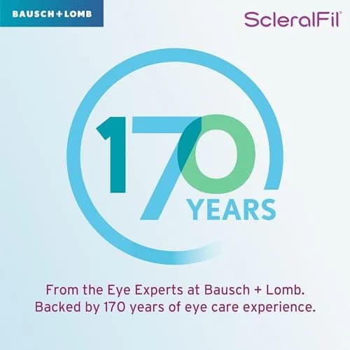 Bausch + Lomb ScleralFil Preservative-Free Saline Solution 60 x 10ml Vials | Buffered Isotonic for Scleral Lenses thumbnail 5