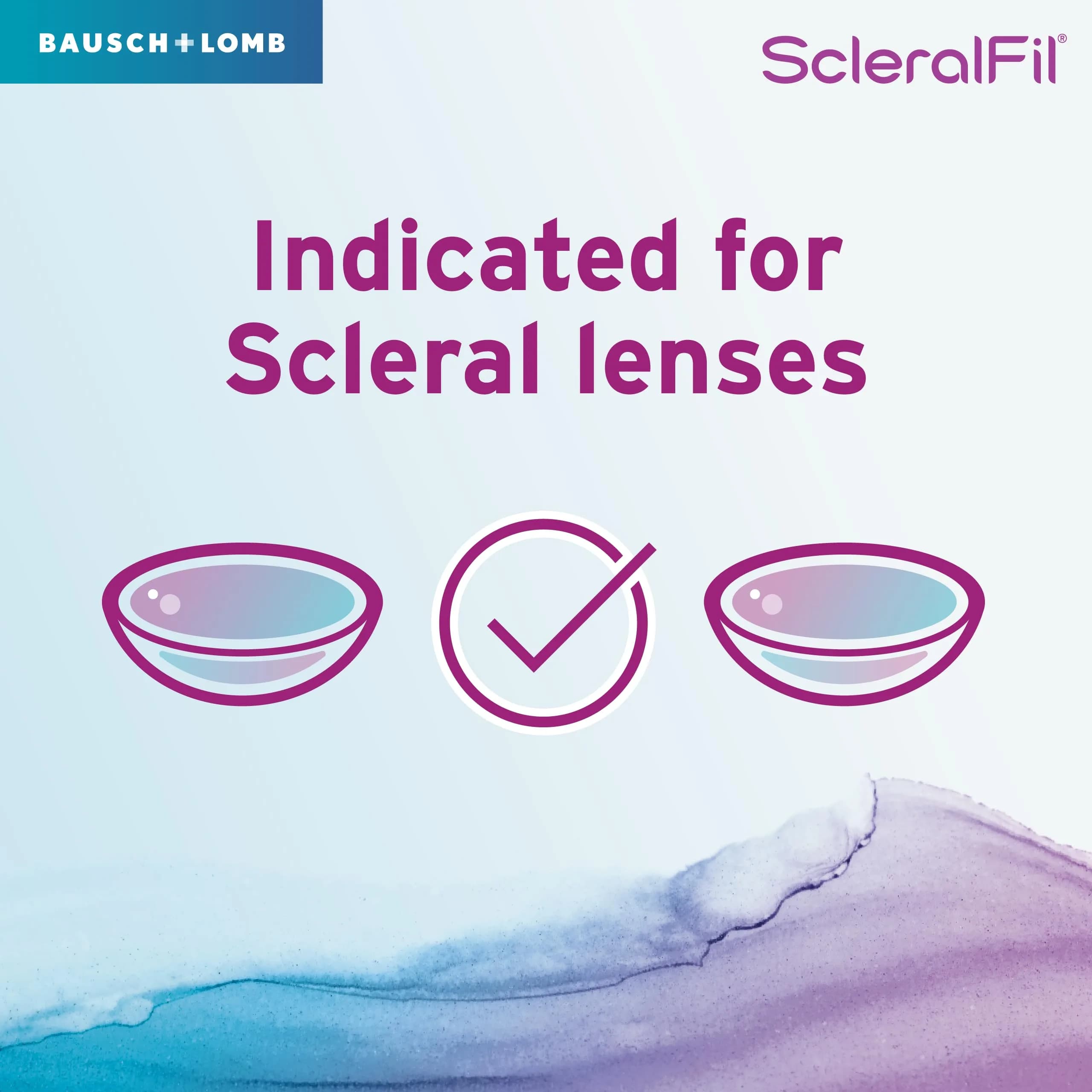Bausch + Lomb ScleralFil Preservative-Free Saline Solution 60 x 10ml Vials | Buffered Isotonic for Scleral Lenses - view 2
