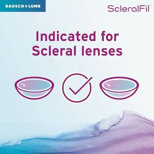 Bausch + Lomb ScleralFil Preservative-Free Saline Solution 60 x 10ml Vials | Buffered Isotonic for Scleral Lenses thumbnail 2