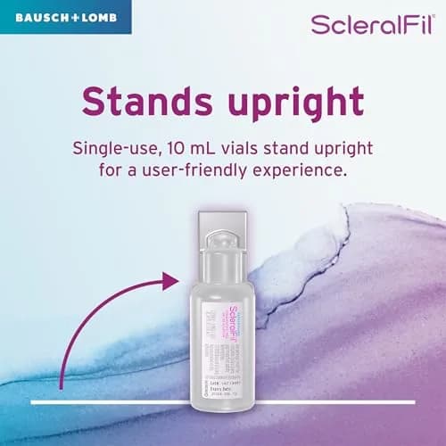 Bausch + Lomb ScleralFil Preservative-Free Saline Solution 60 x 10ml Vials | Buffered Isotonic for Scleral Lenses thumbnail 3