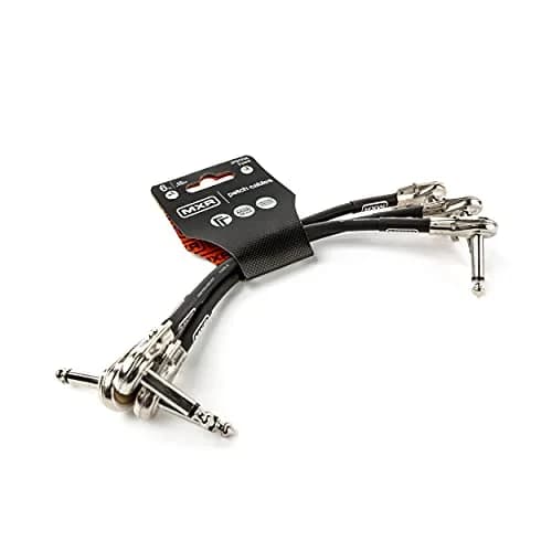MXR Patch Cable 6 in|15 cm | Clear, Noise-Resistant, Flexible, 3-Pack thumbnail 3