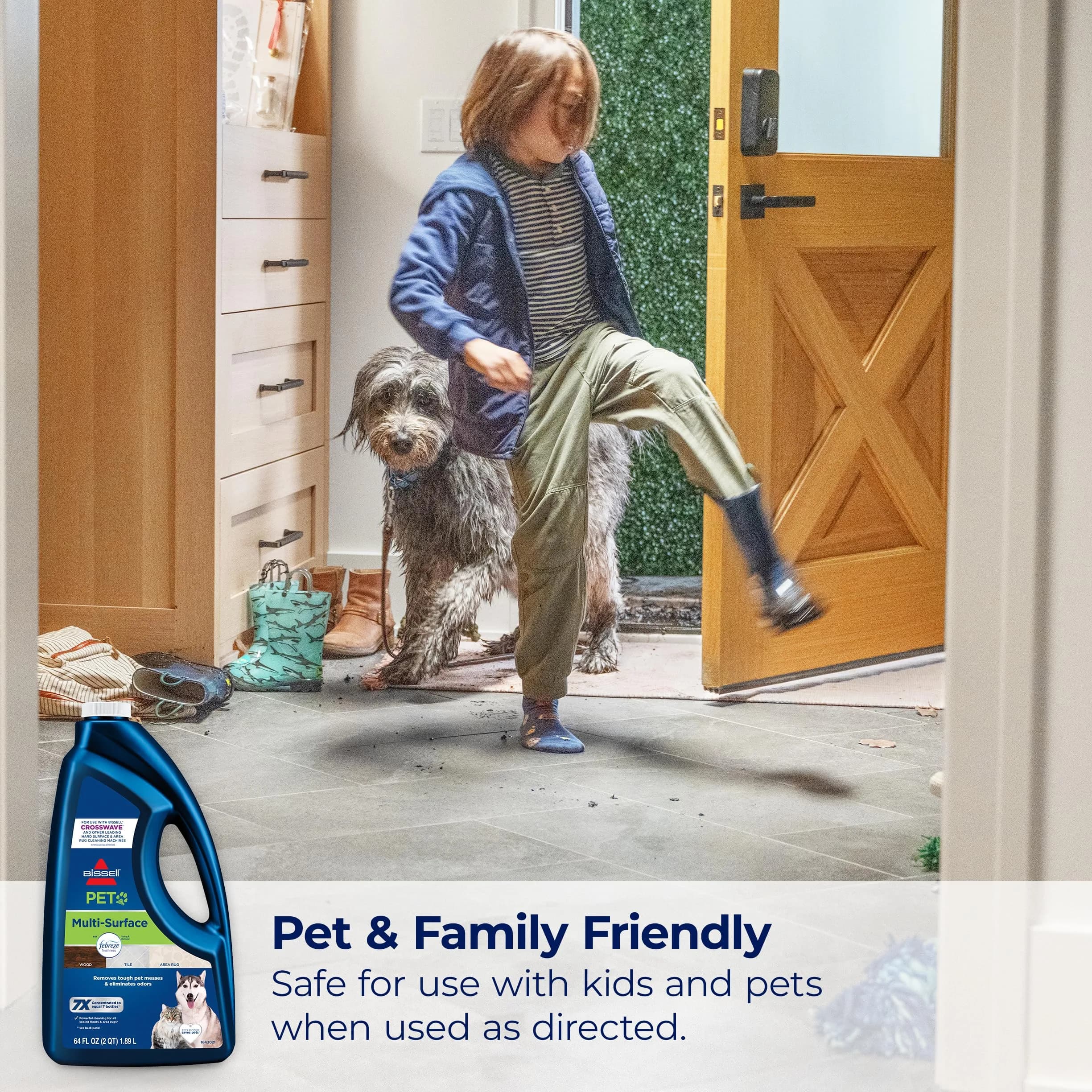 Bissell Multi-Surface Pet Formula with Febreze Freshness 3.78 L (128 Fl Oz) | Cleans Tough Pet Messes & Odors - view 7