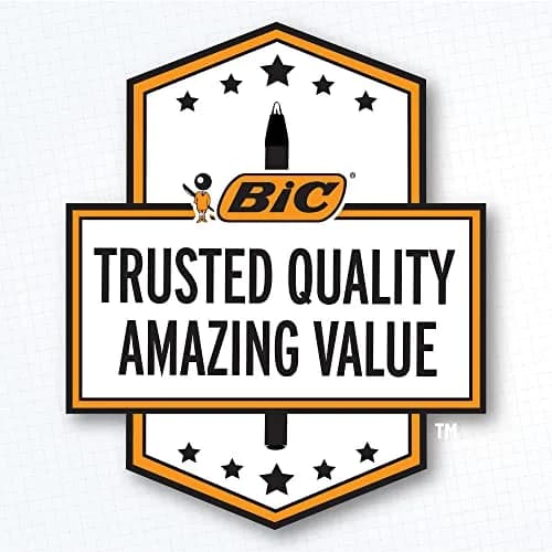 BIC Cristal Xtra Bold Ballpoint Pens, 1.6mm Bold Point, Assorted Colors, 48 Pens Total | Vivid & Dramatic Lines thumbnail 6