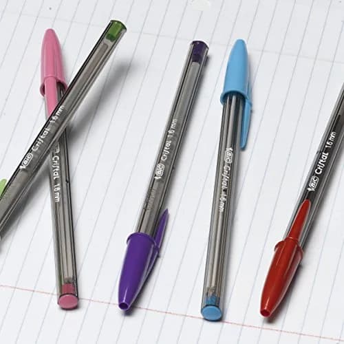 BIC Cristal Xtra Bold Ballpoint Pens, 1.6mm Bold Point, Assorted Colors, 48 Pens Total | Vivid & Dramatic Lines thumbnail 3