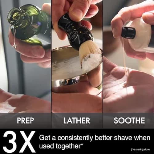 The Art of Shaving Unscented Shaving Cream for Men 296ml (10 Fl Oz) | Hypoallergenic & Clinically Tested for Sensitive Skin thumbnail 5