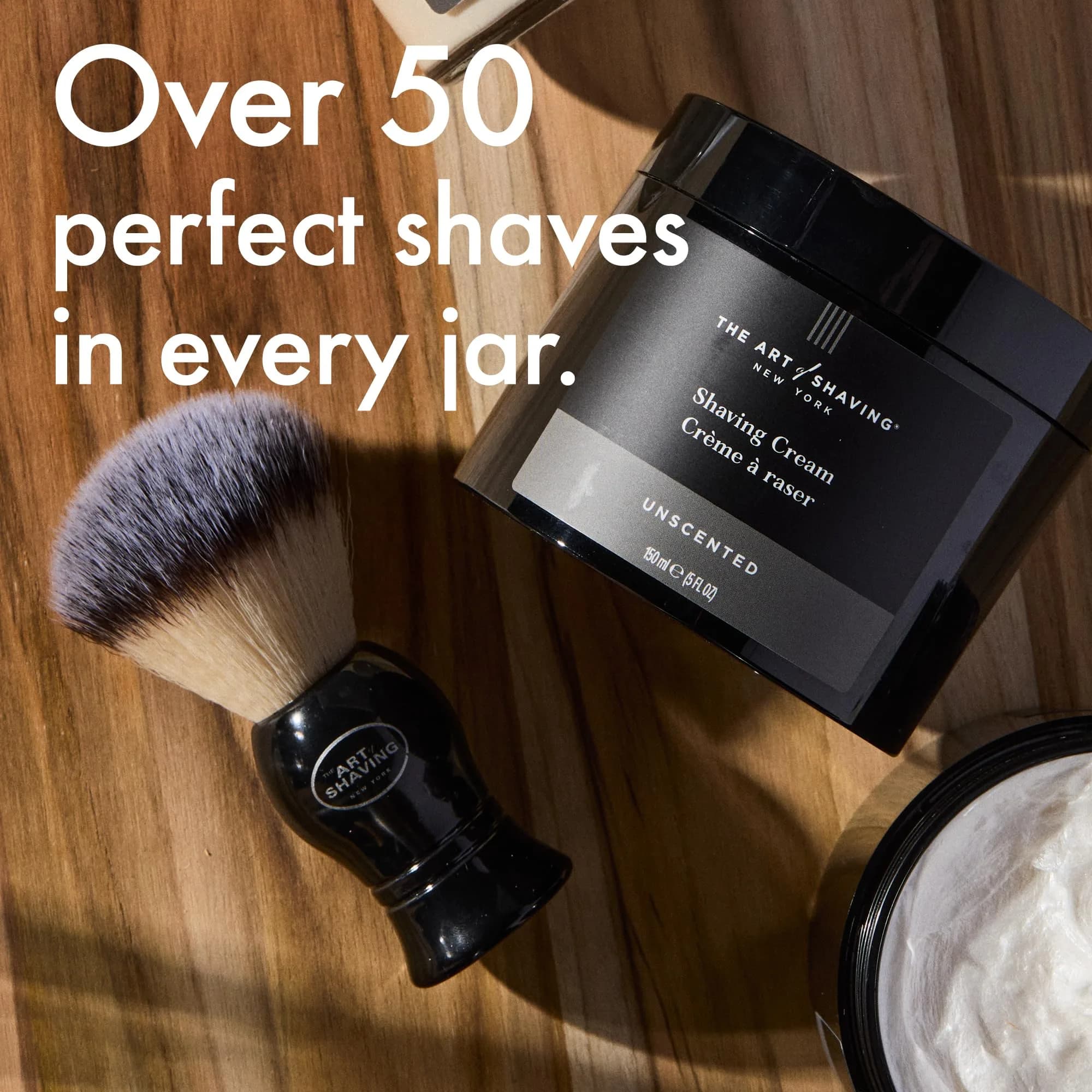 The Art of Shaving Unscented Shaving Cream for Men, 5 Fl Oz (Pack of 2) - view 4