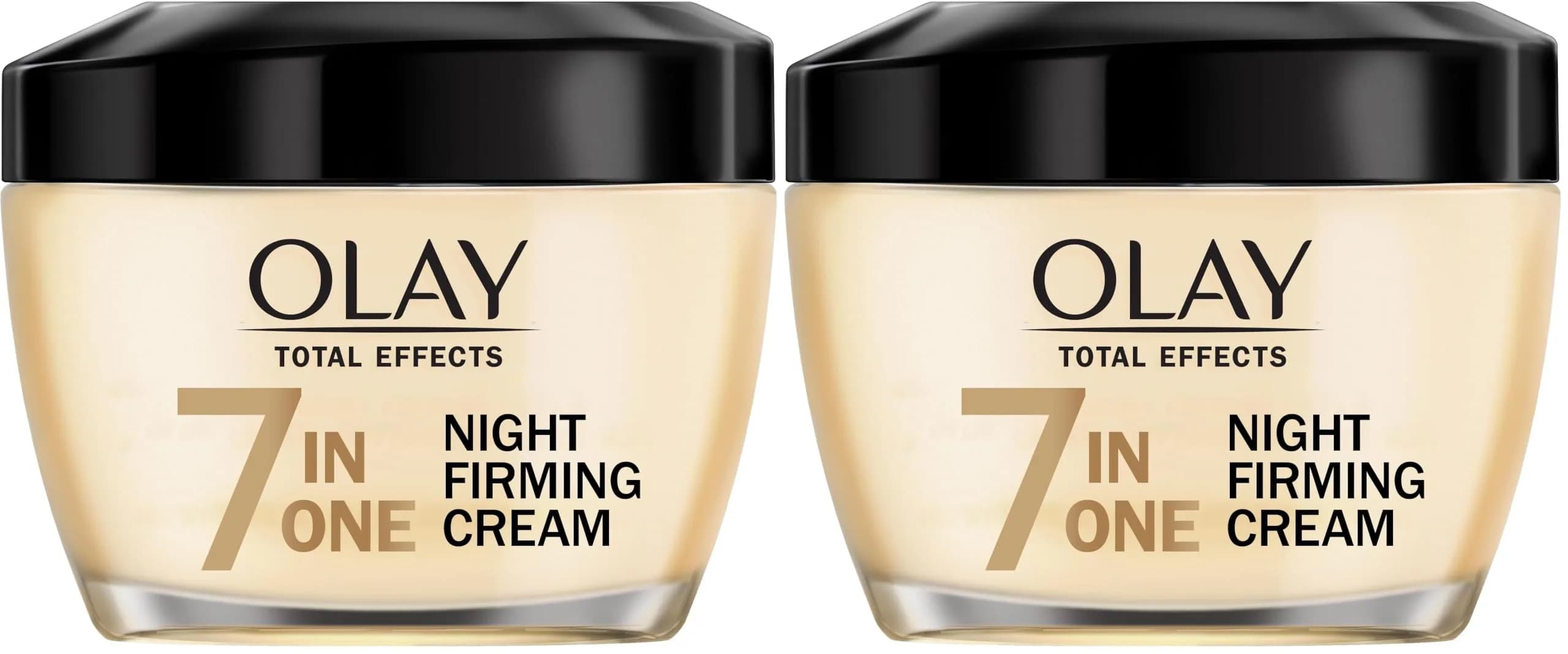 Olay Total Effects Night Firming Cream Face Moisturizer 3.4 fl oz (100ml) | Brightens and Smooths - main product image