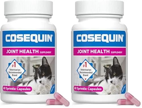 Nutramax Cosequin for Cats Joint Support Capsules 60 Count | Supports Healthy Joints with Glucosamine & Boswellia thumbnail 1