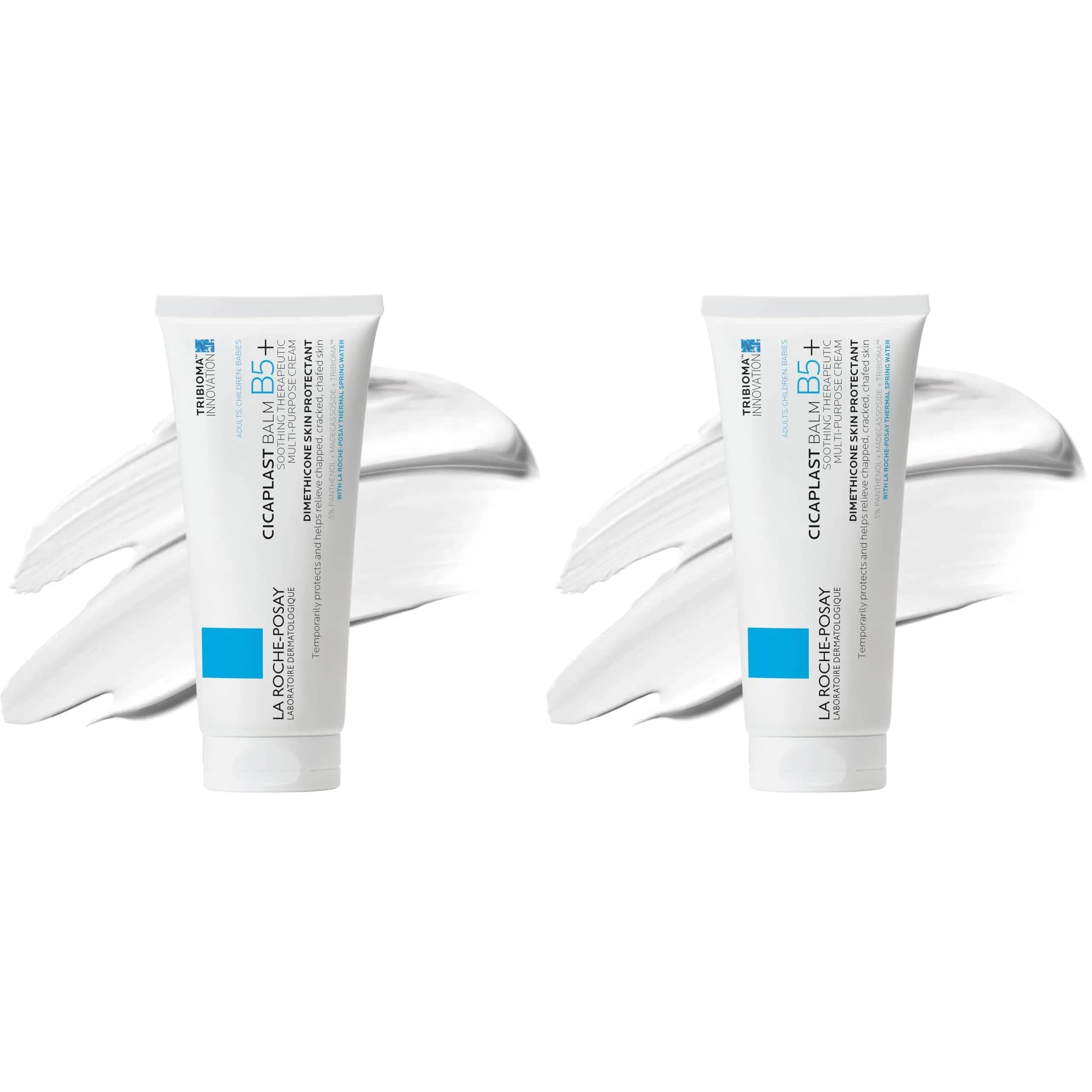 La Roche-Posay Cicaplast Balm B5+ 100ml (3.38 Fl Oz) Pack of 2 | Soothes Dry, Irritated Skin - main product image