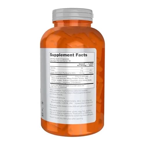 NOW Foods Amino Complete 720 Veg Capsules | Supports Muscle & Recovery in India thumbnail 2